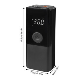 SuhoFutus Tyre Inflator Air Compressor, Electric Tyre Pumps for Cars with USB Charging, 12V Efficient Electric Cordless Tyre Inflator, Suitable for Cars, Bike, Inflatable Toys and Balls