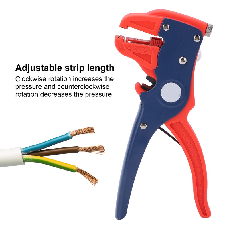 Automatic Wire Stripper Carbon Steel Adjustable Multifunctional Incisive Cable Stripper