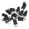 12Pcs USB2.0 Adapter 3.5mm 2 in 1 Audio Adapter Converter