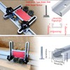 Adjustable Multi Purpose Dual Bearing Roller Aluminum Alloy Table Saw