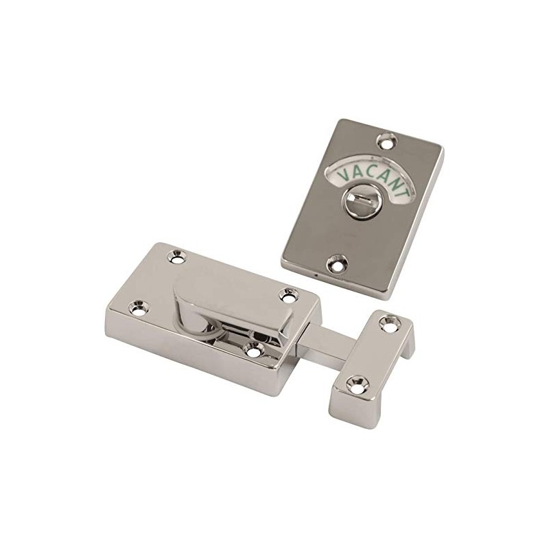 Frelan Hardware Polished Chrome Bathroom Indicator Door Bolt JV2662PC