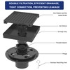 Square Shower Drain | 6 Inch AISI 304 Stainless Steel