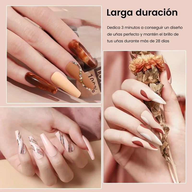 Esmalte En Gel Semipermanente Manicura Profesional 12 Colors