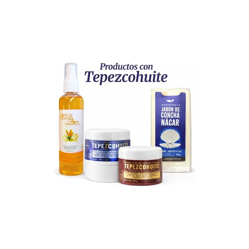 Kit Crema Tepezcohuite Dia Y Noche 60gr Agua De Rosas