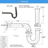 Nantucket Sinks P Trap – 1 1/4 P Trap Bathroom