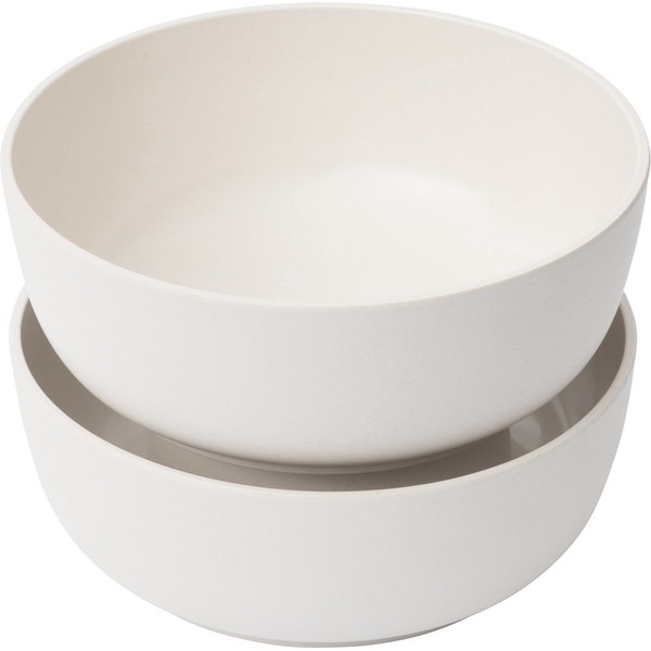 Berghoff Leo Bamboo Fibre Serving Bowl Set, 2 Piece, 16cm,
