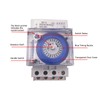 SUL181h Mechanical Timer with 80mAh Battery Time Control Switch for