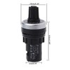 5 x Plate Mounted Potentiometer VSD/VFD Rotary Potentiometer 5K