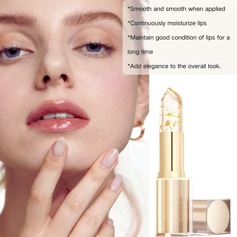 Transferproof Color Changing Lipstick,24H Long Lasting Moisturizing Glossy Lip Gloss,Color