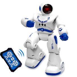 Robot Toys for Kids, Remote Control Robot Kits with RC Smart Gesture Sensing Educational Christmas Birthday Gifts for 4 5 6 7 8 9 10 11 12 Years Old Boys Girls, White