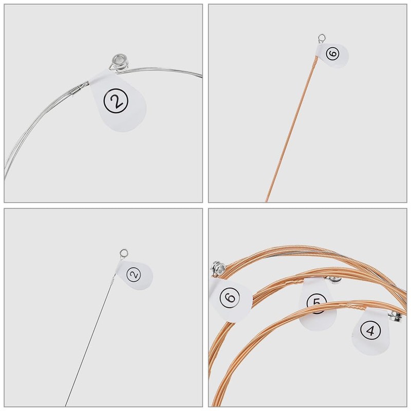 Totority 6 Strings Guitar Strings Set Guitar Strings for Folk