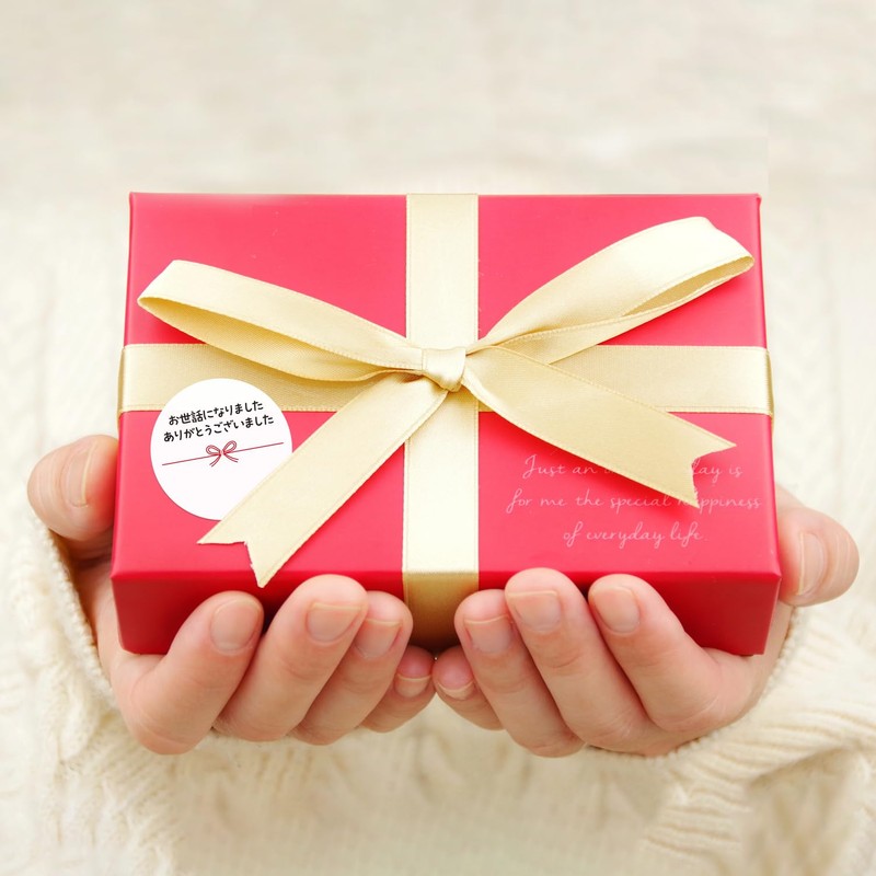 Gift Stickers Message Stickers Mizuhiki Ribbon Pattern, 50 Sheets (5