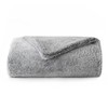 Faux Fur Blanket Grey (Faux Fur)