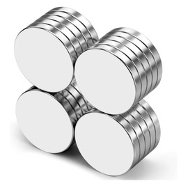 Stronger Hold for Everyday Use | MAGNETEKSAN 50 Pack 10mm x 3mm Neodymium - Ultra-Strong N35 Fridge & Whiteboard Magnet - Flat & Tiny Magnets for Crafts, DIY, and Office