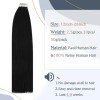 sunny hair Extensiones De Cabello 50gr 22in #1 Jet Negro