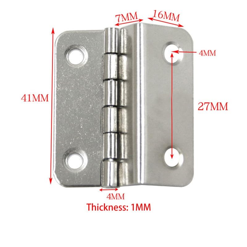 2PCS Three Fold Retro Shutter Hinge 41 * 7 *