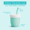 Munchkin® C’est Silicone! Open Training Cup with Straw for Babies
