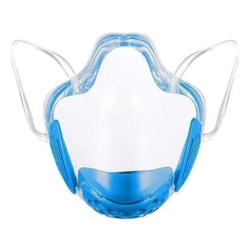Transparent Mouth Mask for Cycling and Outdoor Wear – Clear