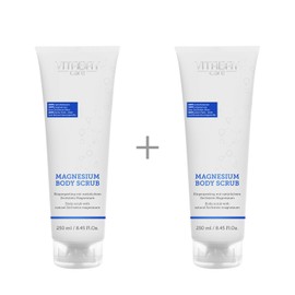 Vitabay Magnesium Body Scrub 2 x 250 ml • Body Scrub with Original Zechstein Magnesium • Made in Germany