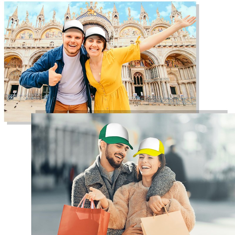 12 Pack Sublimation Blank Trucker Hats, Kids Trucker Hat Foam