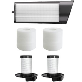 Fette Filter - Premium Filters for Shark ICZ362H Vertex Cordless Vacuum & Shark Shark Ion P50 Lift-Away DuoClean Cordless Upright Vacuum Series C160 IC162 (part # XFFK160 & XHEPA160)