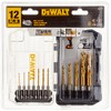 DEWALT Drill Bit Set, Titanium Impact Ready, Ideal for Metal,