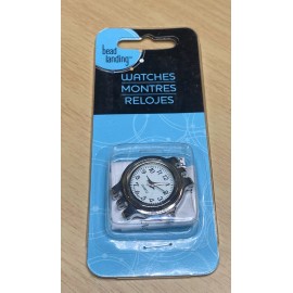 Bead Landing Watch Face By BEAD LANDING Silver Tone Quartz New In Package