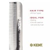 Kent 20T Handmade Folding Pocket Comb for Men, Fine Tooth