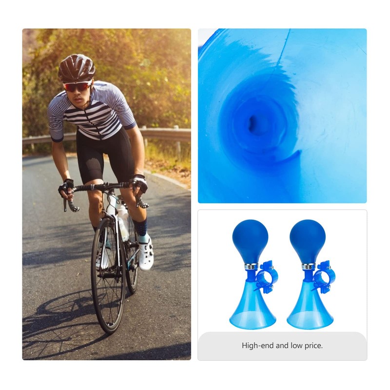 GRIRIW 2Pcs Bike Air Horn Squeeze Horn for Bicycle Handlebar