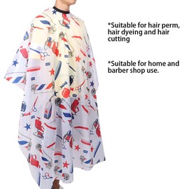 Capas para el Cabello, Capa de Peluquero Profesional, Cubierta de Capa de Peluquería para corte de Cabello capa de Salón de Peluquería Ajustable para Estilistas y Peluqueros capa barbero (2#)