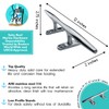 12” Polished Deck Cleat Heavy Duty 316 Marine Grade Stainless