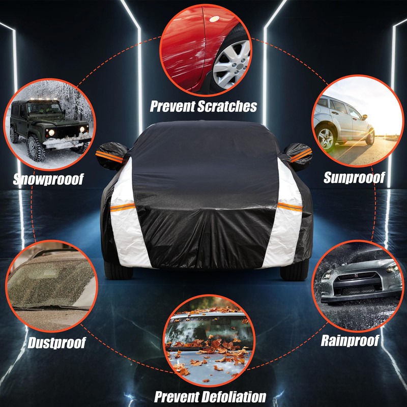 Cotryvox Honda Accord Car Cover 100% Waterproof All Weather, Gift