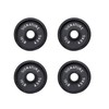 Signature Fitness Deep Dish 2-Inch Olympic Cast Iron Weight Plates