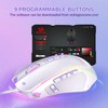 Redragon Gaming Maus, Gaming Mouse mit RGB und Einstellbar 8000