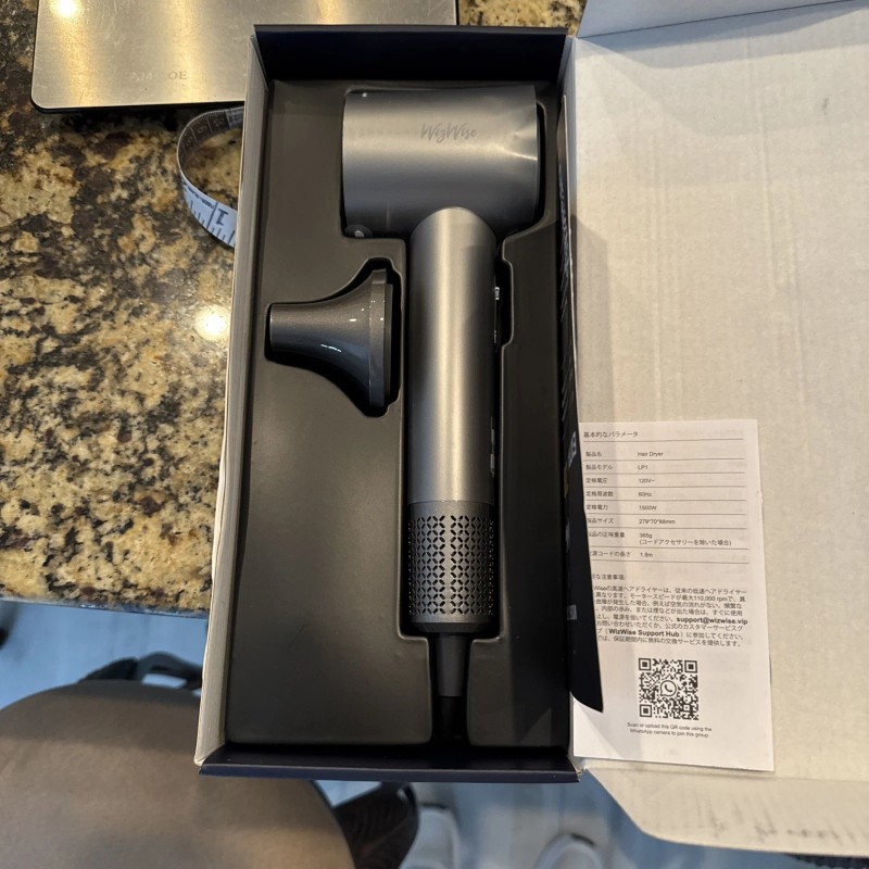 WizWise Professional Ionic Salon Hair Dryer, Ultra-Fast High Speed Blow