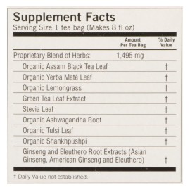 UD_Yogi Organic Healthy Tea Positive Energy Herbal Tea with Sweet Tangerine Flavor Bulk 16 Tea Bags Per Case of 6