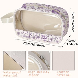 Nola Recover Kit Clear Makeup Bag Mardi Gras Bachelorette Gift NOLA Bachelorette Gift Fleur De Lis Gift (Nola Recovery Cbag EU)