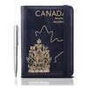 Passport Holder with RFID Blocking, Premium PU Leather Travel Passport