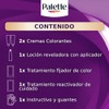 Palette Tinte para cabello color creme, rubio miel 7-55
