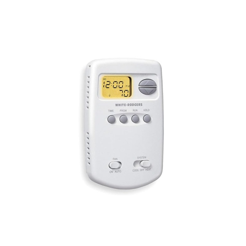 White Rodgers 1E78-151 Digital 5-Heat 2-Cool Programmable Vertical Thermostat by