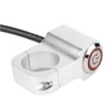 Handlebar Headlight Switch Aluminium Alloy with Red LED Indicator Light