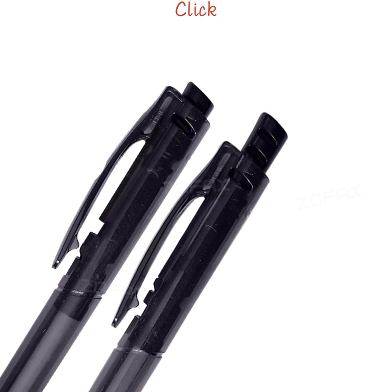 DIGNO Retractable Click Ballpoint Pens, BLACK, 1.0mm Medium Point, Pack