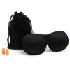 VALNEO Sleep Mask with Ear Plugs and Storage Bag -