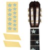 sourcing map Guitar Fretboard Stickers Inlay Stickers Decals for Guitars