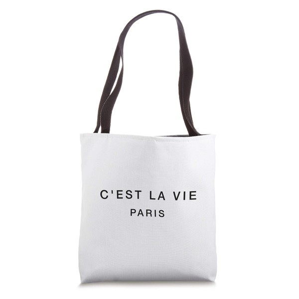 C'est la vie Paris Tote Bag