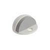 Dome Door Stop Wall Protectors with Rubber Stopper – White