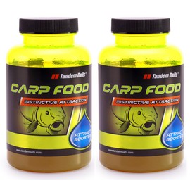 Tandem Baits Aroma Attract Booster Carp Fishing Food 300 ml Flavour Mix Fruit Set of 2