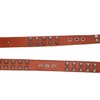 OLD TREND Genuine Leather Stud Belt (CAMEL, MEDIUM)