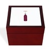 CafePress Truth About Wine Memory Keepsake Jewelry Box, 5"x5"x3.75"