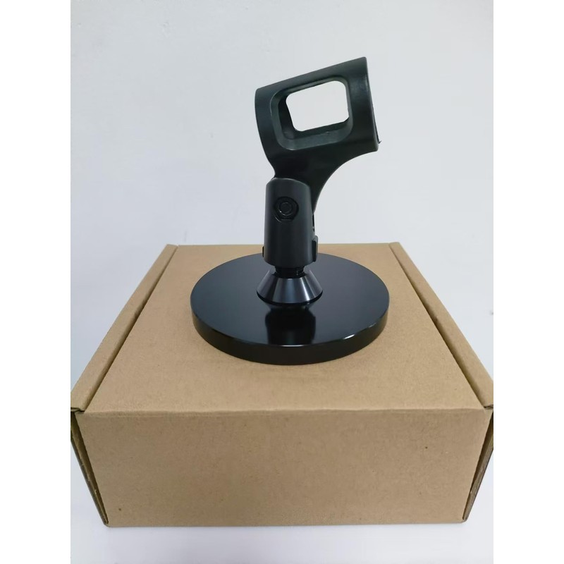 Gooseneck Podium Microphone Mount Stand, 13 inch Flexible Arm with